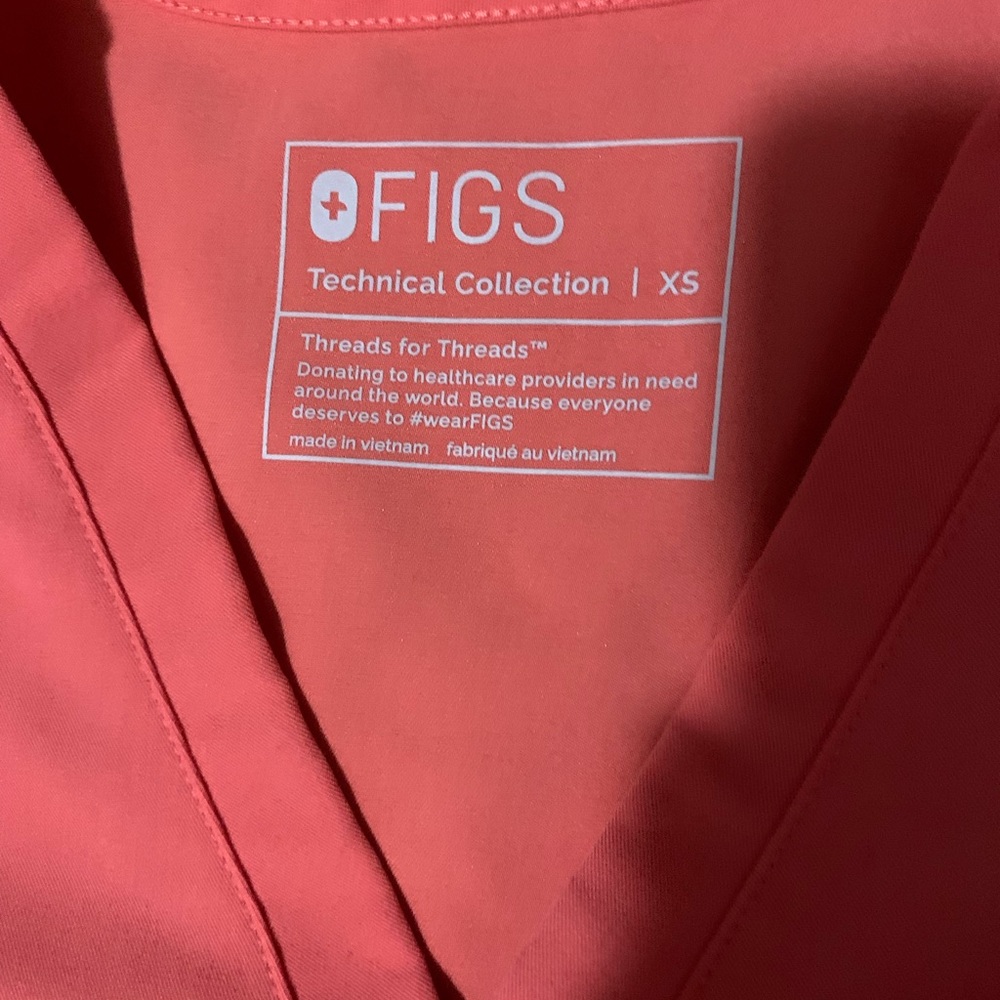 Coral figs Scrubs
